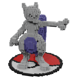 Patron Mewtwo POKEMON – fusebeads