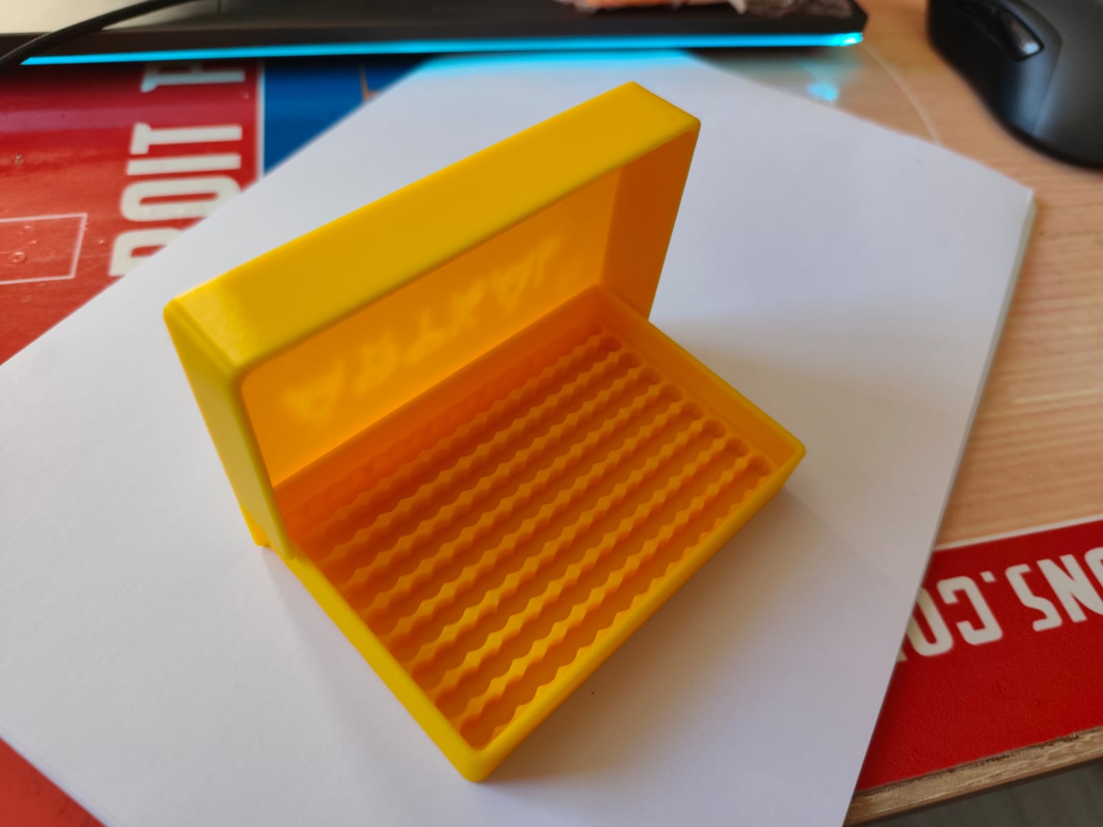Cajas para ordenar beads Amarilla – fusebeads