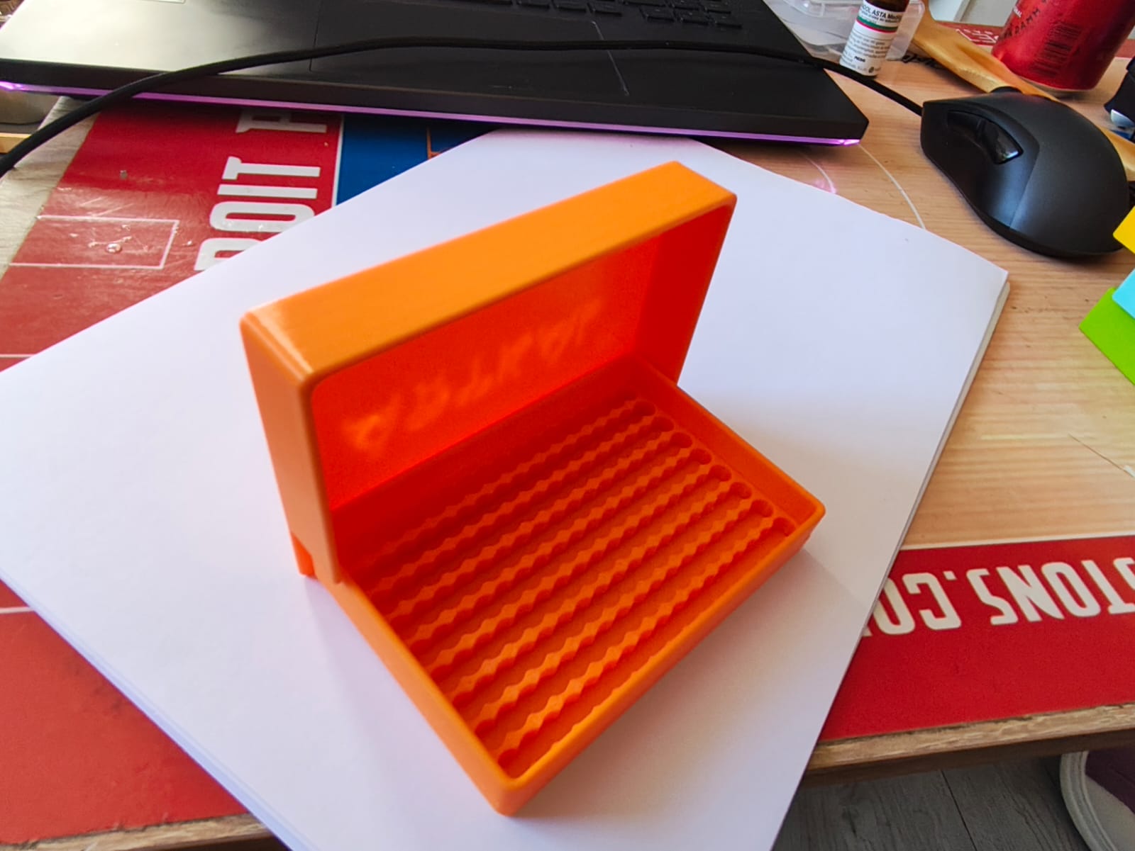 Cajas para ordenar beads Naranja – fusebeads