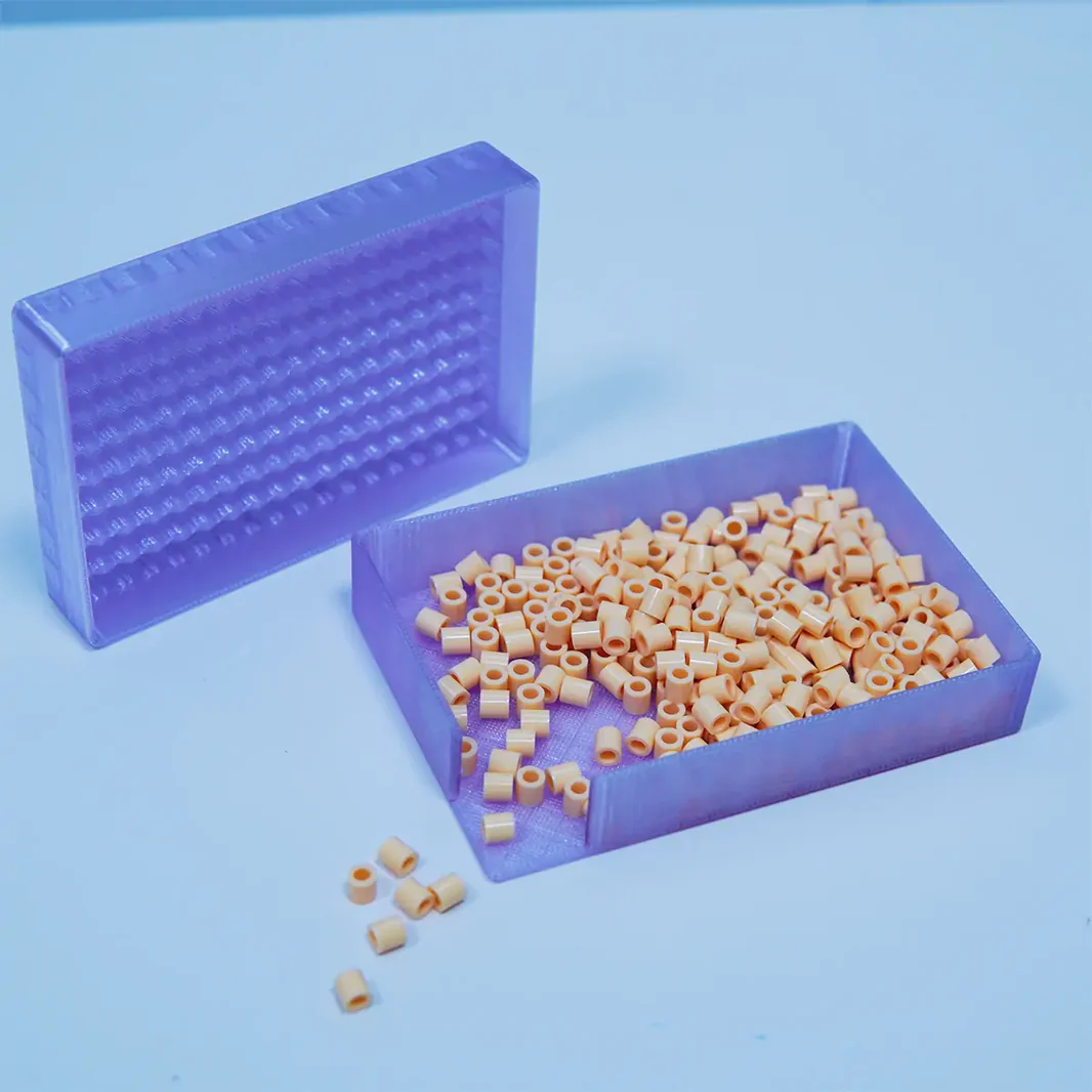Cajas para ordenar beads Naranja – fusebeads
