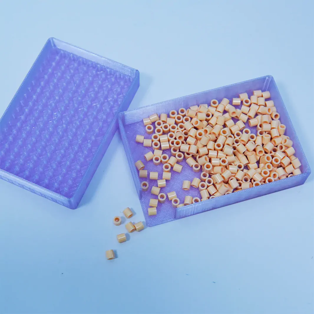 Cajas para ordenar beads Naranja – fusebeads