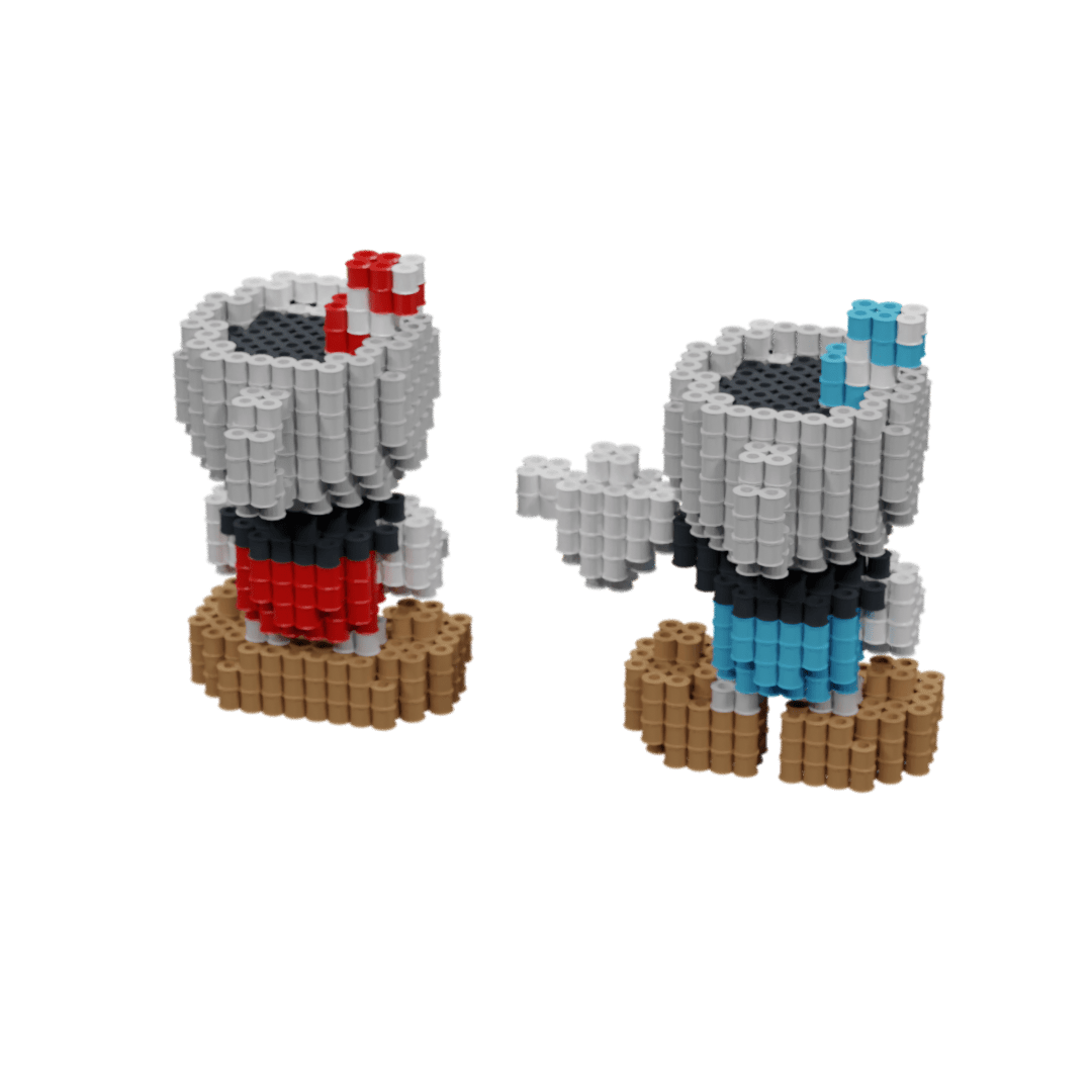 Patron Cuphead – fusebeads