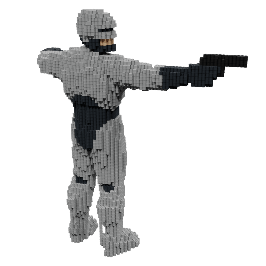 Patron Robocop – fusebeads