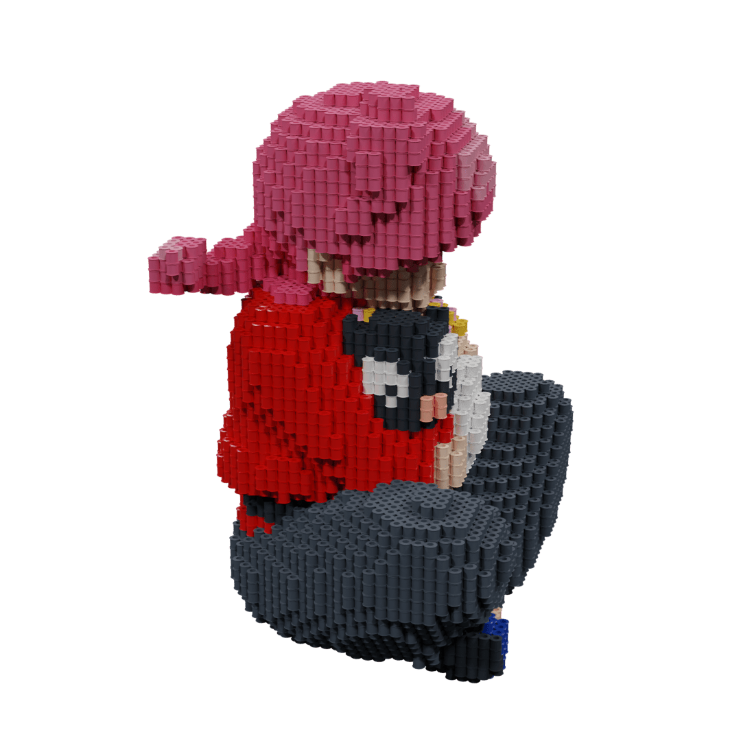 Ranma 1/2 Chica – fusebeads