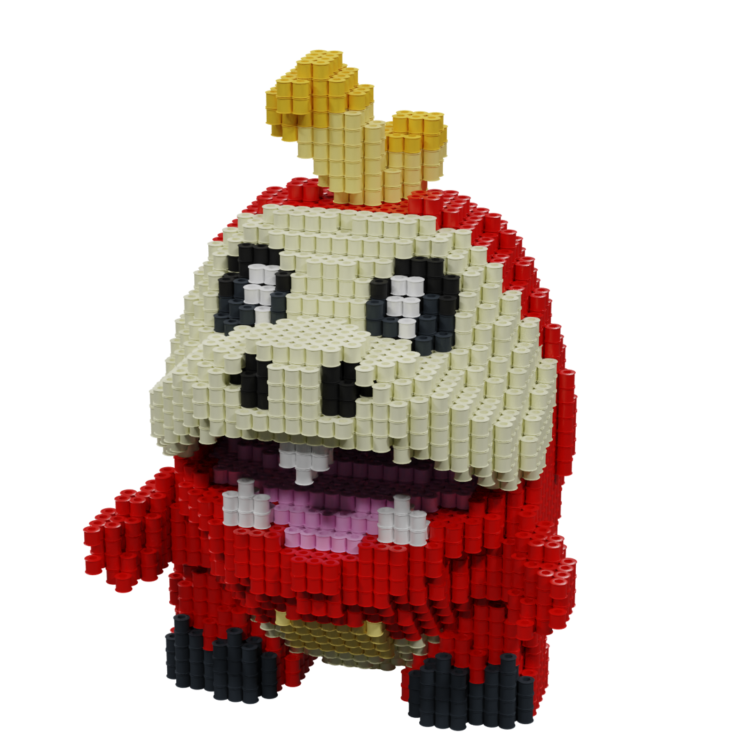 Patron Pokemon Fuecoco – fusebeads