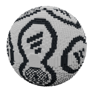Patrón Pelota de futbol 30cm.