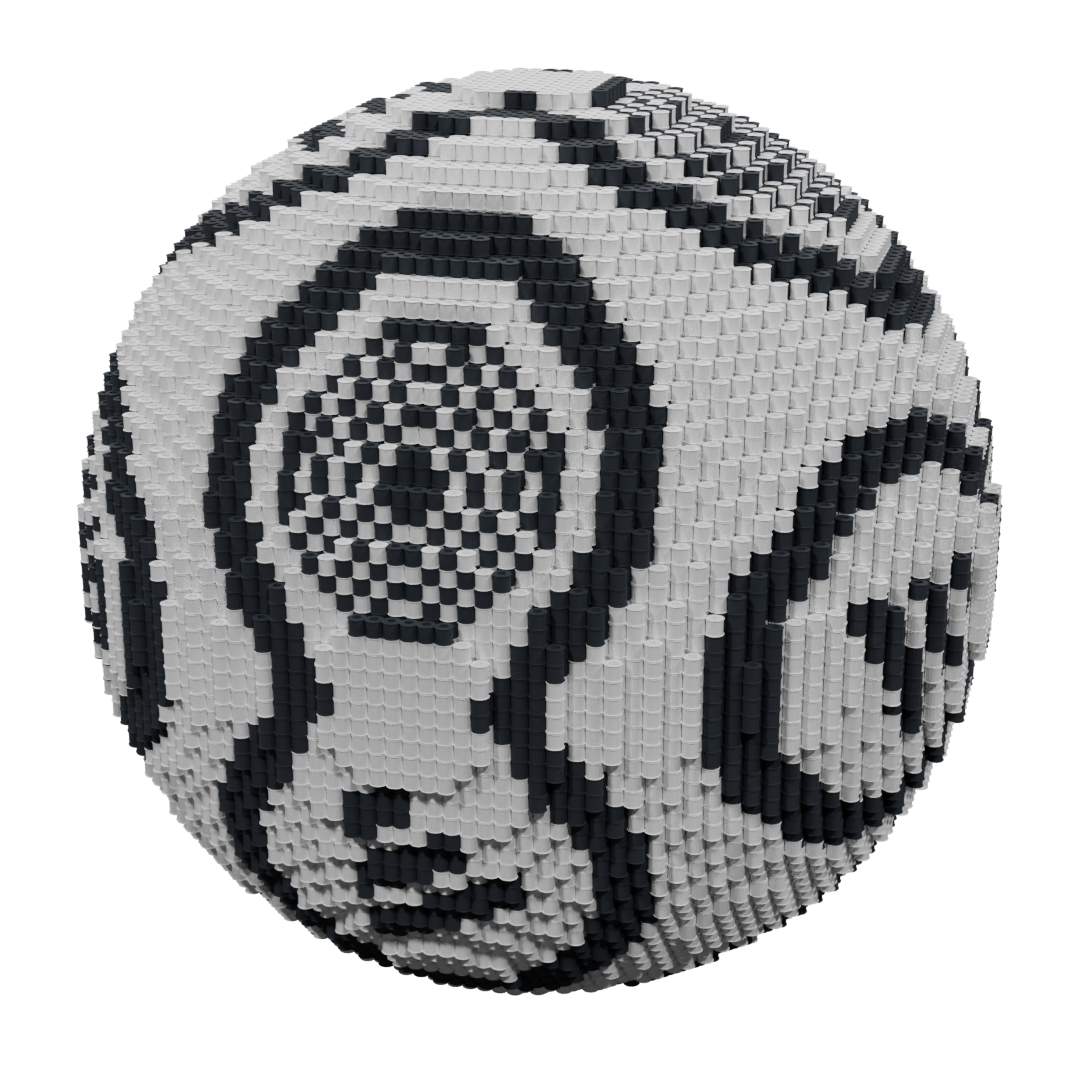 Patrón Pelota de futbol 30cm. – fusebeads